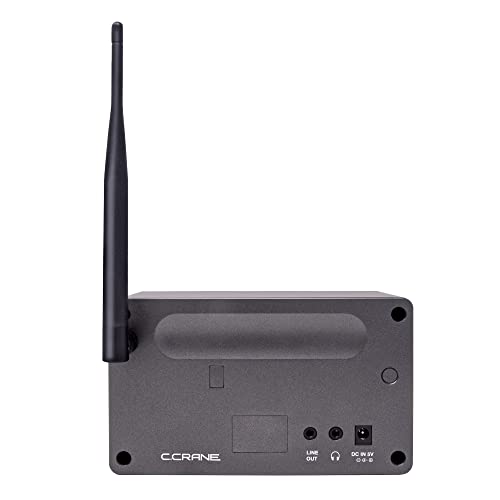 C. Crane CC WiFi 3 Internet Radio with Skytune, Bluetooth Receiver, Clock and Alarm with Remote Control, Access to Thousands of Radio Stations Worldwide (Pack of 2) - size: Small bedside (Pack of 2)