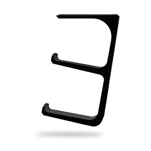 The IRIS - Under Desk Dual Universal Game Controller Mount Holder Hanger for XBOX ONE, SERIES X, PS5, PS4, PS3, SWITCH, STEELSERIES Gamepad & More, No Screws by Brainwavz - color: IRIS - Dual Controller Mount