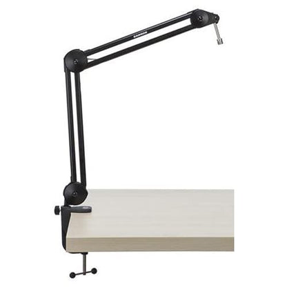 Samson MBA38 38" Microphone Boom Arm Studio Podcast USB Mic Stand w/Desk Clamp