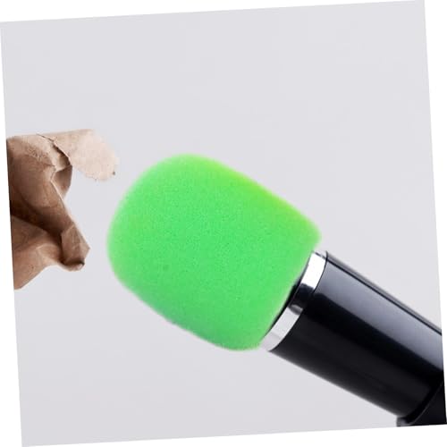 BESPORTBLE 20pcs Microphone Accessories Ktv Mic Covers Sponge Mic Cover Sanitary for Live Performances