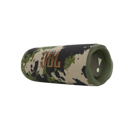 JBL Flip 6 - Portable Waterproof Speaker - Camo | Louder, more powerful sound, IP67 waterproof and dustproof, 12 Hours of Playtime, Bold design - color: Camo