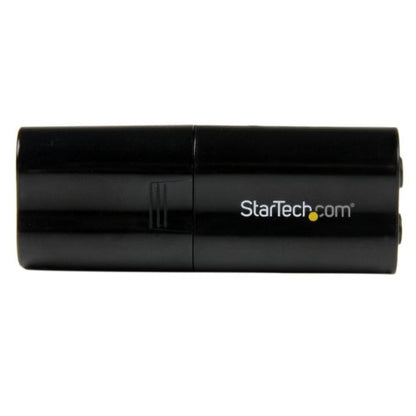 StarTech.com USB Sound Card - 3.5mm Audio Adapter - External Sound Card - Black - External Sound Card (ICUSBAUDIOB) (Pack of 2) - size: 1 Count (Pack of 2)