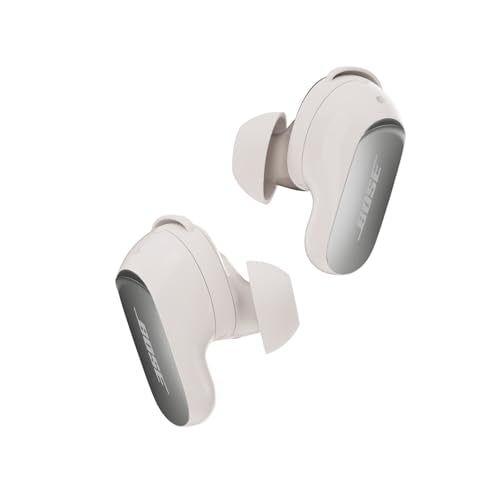 Bose QuietComfort Ultra Earbuds (2nd Gen) - Wireless Noise Cancelling Earbuds with Mic, Immersive Audio, USB-C Charging, Up to 6 Hours Battery, IPX4 Rating, White Smoke - color: White Smoke