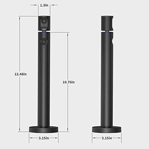 CZUR Halo X Pro Dual Webcam for PC, 1080P Web Camera with Microphone | USB Camera for Computer, 90° View, Plug & Play, Compatible with Windows&Mac, for TikTok/YouTube/Yahoo Messenger