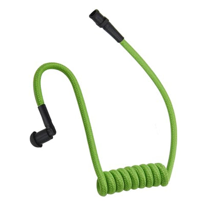 WODASEN Replacement Braided Nylon Fiber Acoustic Coil Tube Moisture Resistant Waterproof Color for Radio Earpiece (PureGreen-1) - color: PureGreen-1