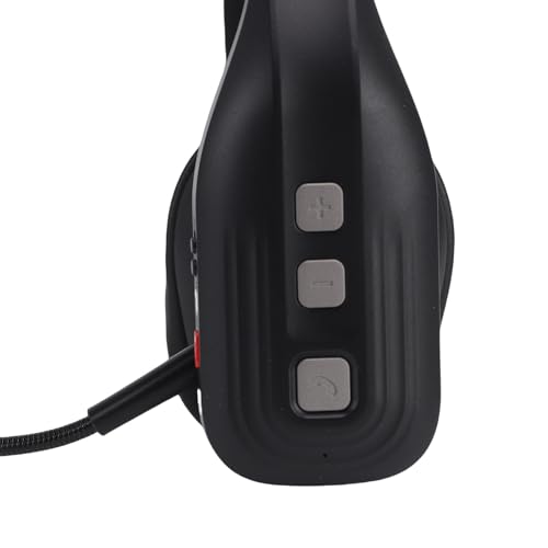 Sanpyl Trucker Bluetooth Headset Wireless Single Ear with AI Noise Canceling Mic for Truck Drivers Conference Calls