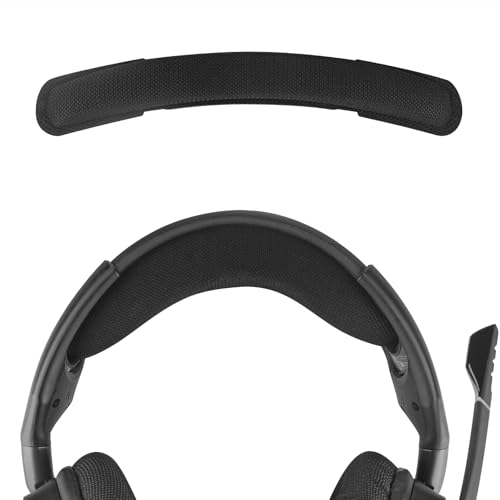 Geekria Mesh Fabric Headband Pad Compatible with Corsair Void RGBElite/ProRGB/Pro, Void Headphones Replacement Band, Repair Part (Black)
