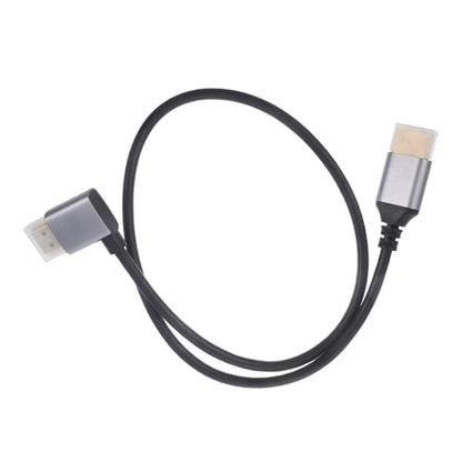Alasum Right Angle Video Cable Connector for Monitors and Tvs Flexible Connector Wire Male to Male Adapter for Home Theater and Gaming Systems