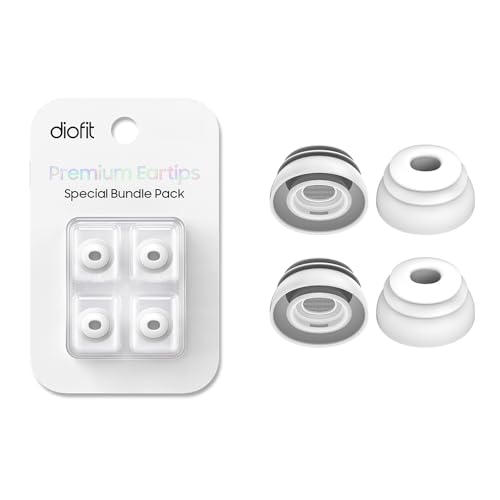 Premium Multi-Flange Eartips for AirPods Pro 1&2 (Large) – Always Fits, Never Slips - size: Large