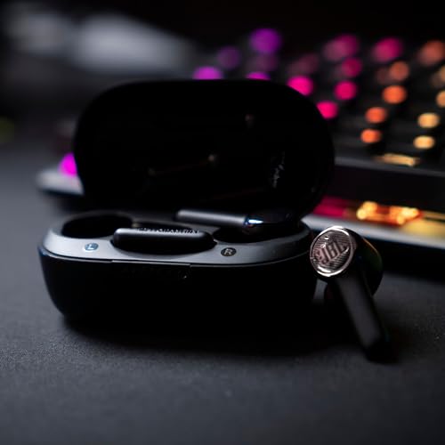 JBL Quantum TWS - Cancelling Gaming Earbuds - Black | JBL QuantumSURROUND, Low latency wireless connection, Fast Pair and JBL Dual Source, Be heard with beamforming microphones - style: JBL Quantum TWS