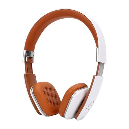 ciciglow Headphones, Adjustable Wireless Over Ear Headphones, Comfortable Foldable Headset, Dual Device Connectivity, for Home Office Cellphone PC (White) - color: White