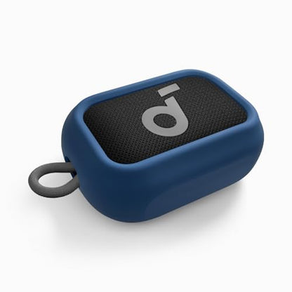 Geiomoo Silicone Case for Anker Select 4 Go Speaker, Protective Portable Scratch Shock Resistant Cover (Navy Blue) - color: Navy Blue