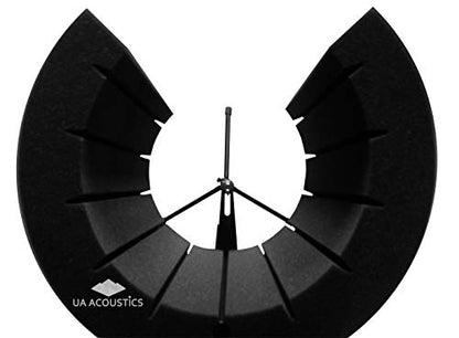 Reflection Filter Portable Microphone Vocal Booth/Pro audio Isolation Shield «Airscreen Filter», Acoustic Foam Microphone Screen