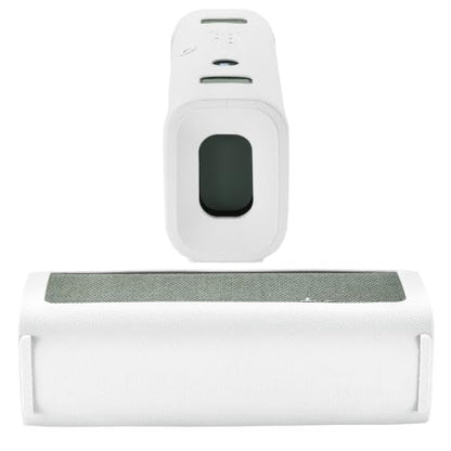 Case for Sony ULT Field 3 Speaker, Shockproof Non-Slip Cover | Custom-fit silicone cover, shockproof, non-slip grip, includes shoulder strap. Protects against scratches, dust, drops. - color: White