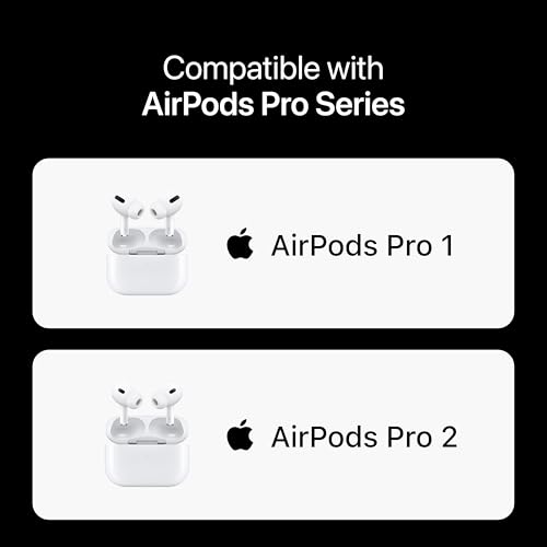 Premium Multi-Flange Eartips for AirPods Pro 1&2 (X-Small) – Always Fits, Never Slips - size: X-Small