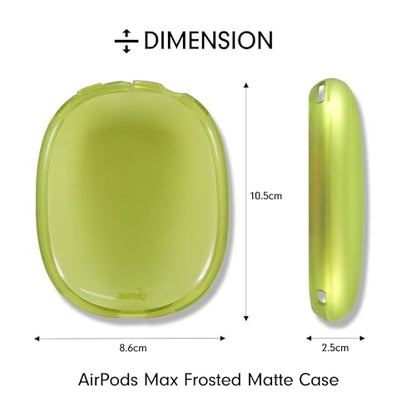Sonix Protective Case for AirPods Max 2 & 1 | Headphones Cover | Frosted Matte Citrine - color: Frosted Matte Citrine