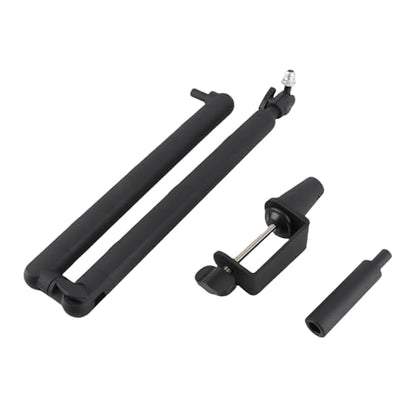 Microphone Boom Arm,Low Profiles Fully Adjustable Mic Stand with Desk Mount Clamp,Screw Adapter, Cable Management with 3/8",1/4",5/8" Thread for Podcast Streaming Gaming Studio