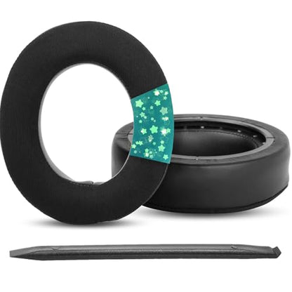 Replacement Ear Pads for Corsair HS70 Pro HS75 XB HS60 Pro HS50 Pro Headset | Cooling Gel Earpads with High-Density Ice Silk Foam Noise Isolation - Black