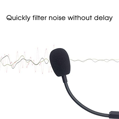 Mic Replacement Fits for Razer BlackShark V2,V2 Pro,V2 SE Wireless Gaming Headsets, Noise Cancelling 3.5mm Jack Boom BlackShark PC Game Sound Microphone Set with 2 Pcs Foam Covers - size: BlackShark V2,V2 Pro(2020 Edition),V2