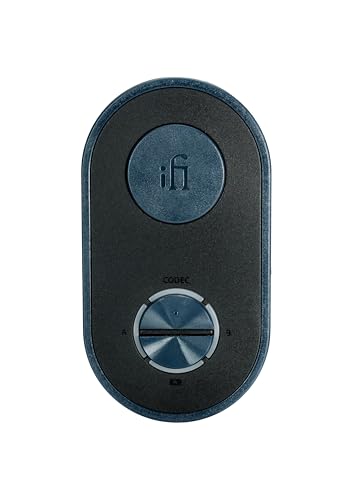 iFi UP Travel - Portable HI-FI Bluetooth 5.2 Transmitter and Receiver - Supports Dual Headphone Pairing - 3.5mm AUX Wireless Audio Transmitter for Use in Cars, Airplanes, or While Traveling