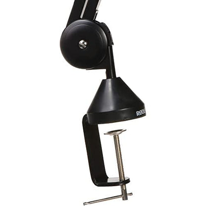 RODE PSA 1 Professional Desk-Mounted Studio Boom Arm Pair for Two-Person Podcasting and Streaming - Bundled with StreamEye Polishing Cloth
