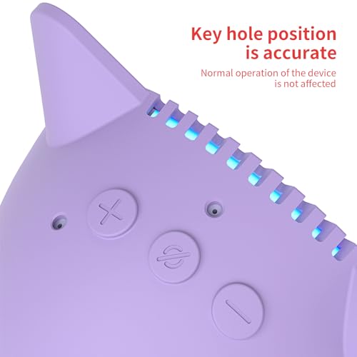 Silicone Cover for Ec/-ho P/-op Soft Waterproof Dustproof Portable Protective Case Compatible with Ec-h/o P-o/p Speaker Accessories (Purple) - color: purple