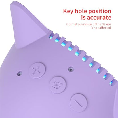 Silicone Cover for Ec/-ho P/-op Soft Waterproof Dustproof Portable Protective Case Compatible with Ec-h/o P-o/p Speaker Accessories (Purple) - color: purple