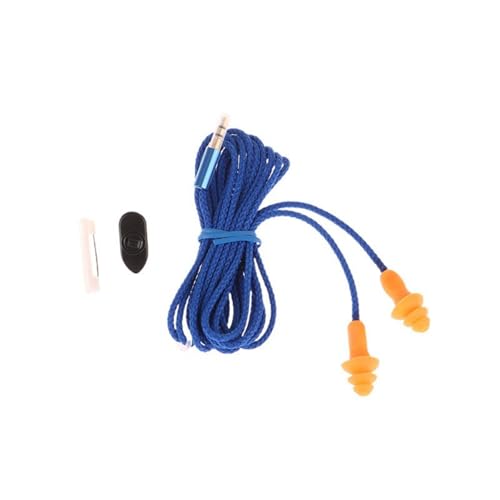 Noise Isolating Earbuds Earphone with Clear Sound for Sports and Travel Comfort Fit Earplugs Headphones Blue - color: Blue