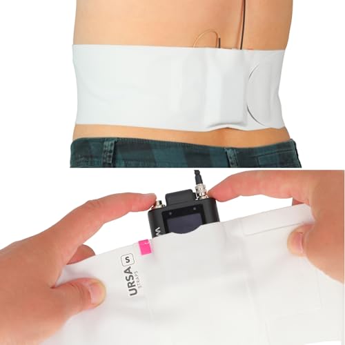 URSA Waist Strap - Ultra Slim, Breathable & Stretchy Microphone Transmitter Straps. Compatible with Most Transmitter/Receivers (White, Medium Waist - Small Pouch) - color: White, size: Medium Waist - Small Pouch