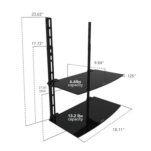 Mount-It! MI-8402 LCD, LED, Plasma TV Wall Mount Bracket - size: Dual