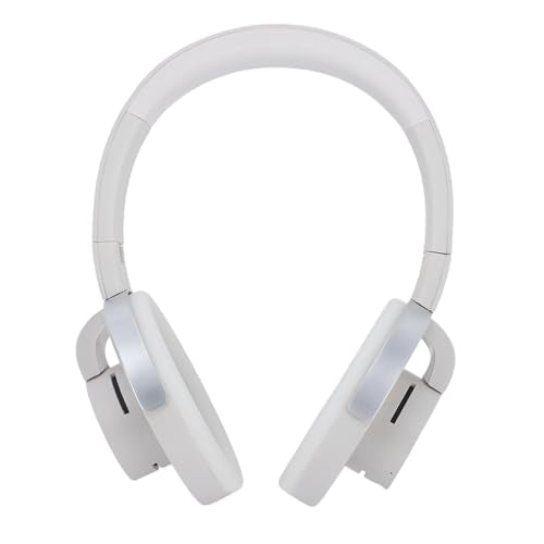 Over Ear Open Back Headphones, Dual Device Pairing Wireless BT Gaming Headset with Microphones, Adjustable Slider Breathable Lightweight, Ideal for Music & Gaming
