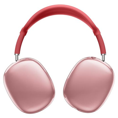 Compatible with Apple AirPods Max Case,Clear Soft TPU Anti-Scratch,Ear Pad Case Cover/Ear Cups Cover/Headband Covers for AirPods Max Headphones,Red - color: D-Red, size: Clear case