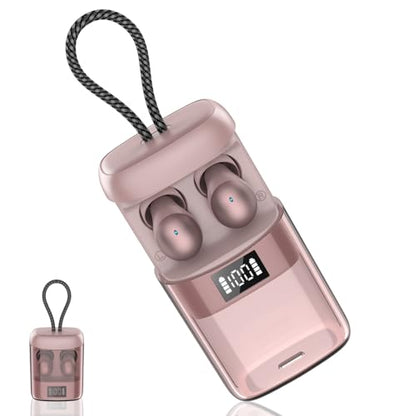 Sleep Earbuds Bluetooth 6.0 in Ear, Sleep Headphones with Sleep Monitor APP, 2026 New Mini Sleep Ear Buds with Small Earplugs for Side Sleepers, 48H Playtime Sleep Earphones with Sleep Mode Rose - color: Rose Gold