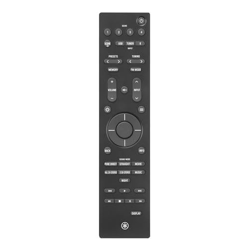 Yamaha RX300A 5.2-Channel Home Theater AV Receiver with Dolby Atmos, 4K120/8K HDMI and Bluetooth Multipoint (Black)
