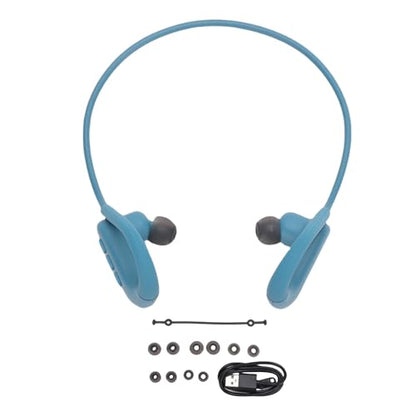 VBESTLIFE Bone Conduction Headphones, Bluetooth 5.4 Open Ear Headphones with Mic, 16H Playtime, IPX8 Water Proof Sport Headphone for Swimming