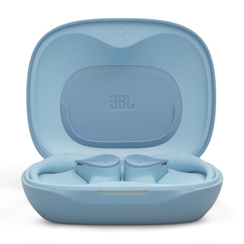 JBL Sense Lite Open Ear Earbuds, True Wireless, Ear Hook Fit - Blue | Water Resistant Sports And Workout Headphones, Up To 8 Hrs Playtime, Clear Calls With Noise Reduction - color: Blue