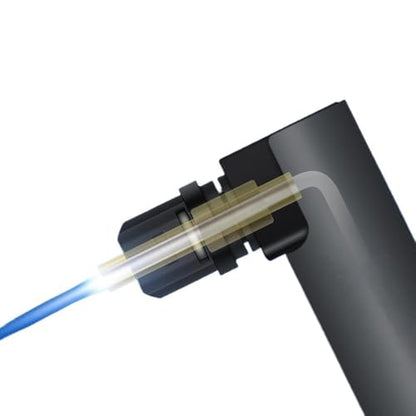 90 Degree Digital Optical Audio Cable 5.1 Right Angle SPDIF Cable for Blu-ray Player Soundbar Fiber Cable(CS90,5M) - color: CS90, size: 5M