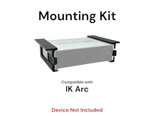 Desk Mount Kit for IK Multimedia ARC Studio - Under Desk Mount Brackets with Reversible Clips - Secure Mounting Accessories