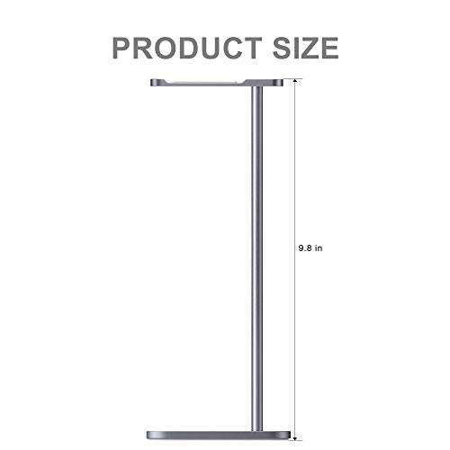 Headphone Stand for Desk, Aluminum Headset Stand (Space Gray) - color: Gray