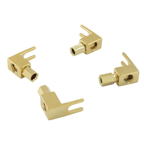 10 Pack Hi-Fi Banana Plug to Spade Adapter - color: 10 PCS