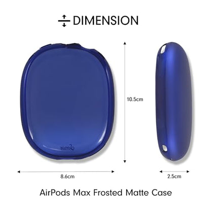 Sonix Protective Case for AirPods Max 2 & 1 | Headphones Cover | Frosted Matte Series | Frosted Matte Navy - color: Frosted Matte Navy