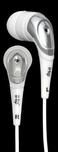 iHip IP-EP26-W Noise Canceling Effect Stereo Earphones (White)