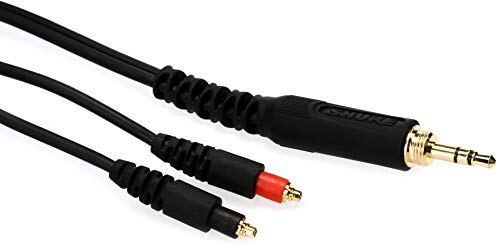 Shure HPASCA2 Replacement Cable Assembly for SRH1440 and SRH1840 - Black - style: HPASCA2 (Straight)