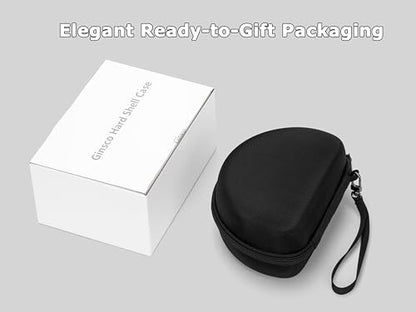 Ginsco Headphone Case Exclusive for Beats Studio Pro/Studio 3 - Wireless Bluetooth Noise Cancelling Headphones, Hard Shell Case Portable Travel Carrying Headphone Case (Black)