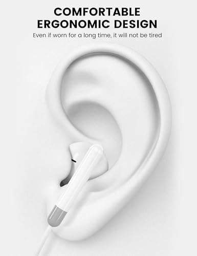 Fidioto 2Pack Wired Earbuds with Microphone, 4.0Ft Length Wired in-Ear Headphones, 3.5mm Jack Wired Earphones Compatible with Mobile Phones / MP3 / Computers/IPads/Tablets, etc - size: 2 PCS