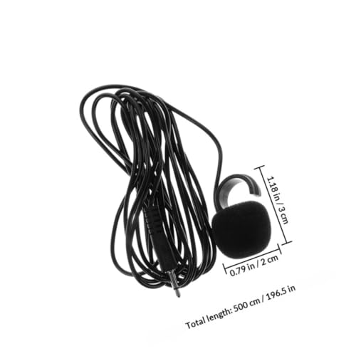 Vaguelly Clip Condenser Microphone Pickup for Instrument and Trumpet with Amplifier Function, Abs Plastic Wired Mic for Concerts and Professional Orchestra Use