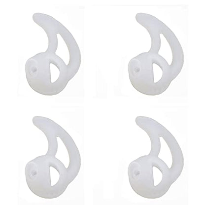 Silicone Fin Ear Mold for Two Way Radio Earpiece Replacement Acoustic Tube | 2 Pairs Large Right Ear, Stabilizer Ear Mold, Fits Acoustic Coil Tube, Two-Way Radio, Police & Surveillance Earpieces - size: Fin Large-Right Ear