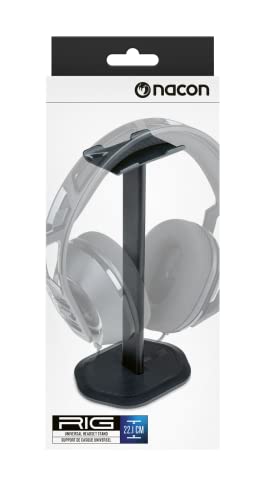 RIG Universal Gaming Headset Stand - Featuring A Sturdy Metal Design and Rubber Base, Ideal for Your Gaming Setup