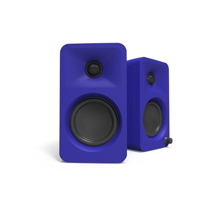 Kanto ORAML 100W Powered Reference Desktop Computer Speakers with Bluetooth 5.0 and USB-C Input | Bi-Amplified | 100 Hz Automatic Crossover | Reference Quality Sound | Pair | Purple - color: Purple, size: 3" Woofer - 100 Watts
