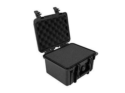 Monoprice Weatherproof/Shockproof Hard Case - Black Ip67 Level Dust and Water Protection Up to 1 Meter Depth with Customizable Foam, 10" x 9" x 7", 6.6 Liter - color: Black, size: 6.6 Liter, style: Case